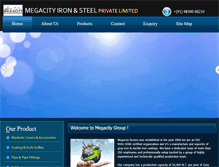 Tablet Screenshot of megacityiron.com